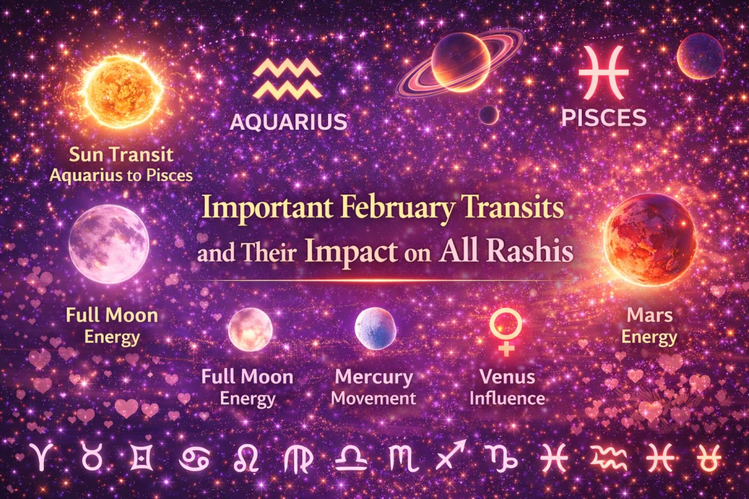 Important February Transits and Their Impact on All Rashis