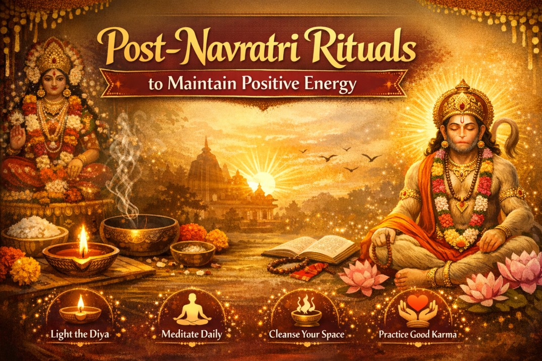 Post-Navratri Rituals to Maintain Positive Energy
