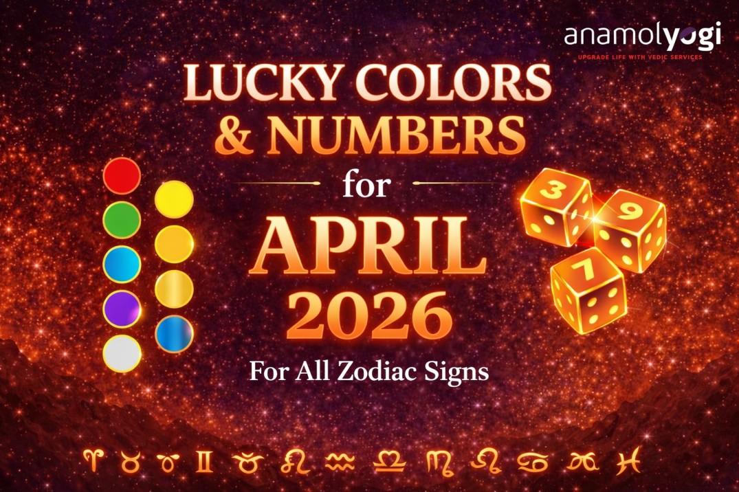 Lucky Colours & Numbers for April 2026 (All Zodiac Signs)